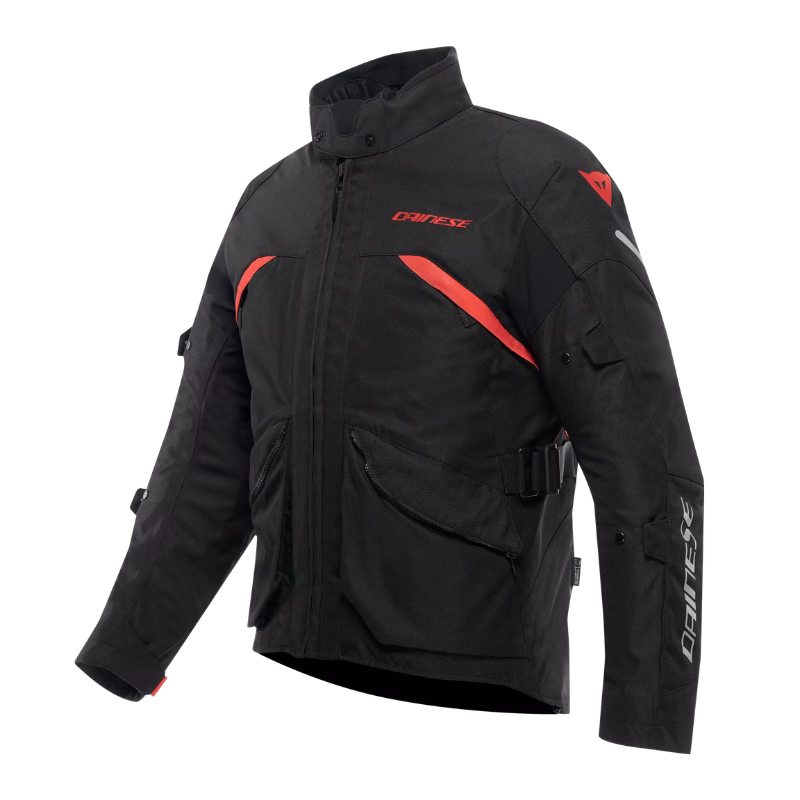 Chaqueta DAINESE TEMPEST 4 D-DRY JACKET NEGRO/NEGRO/ROJO
