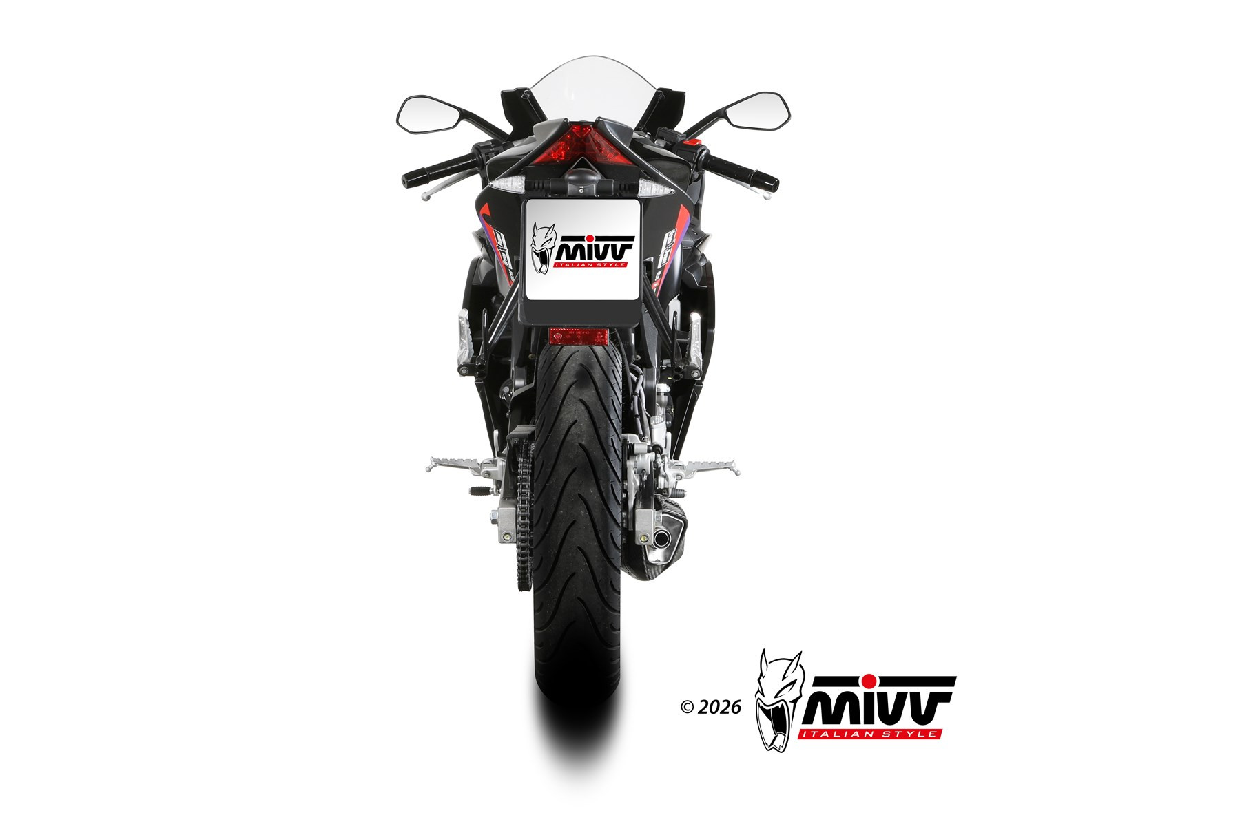 Mivv Full System 1x1 DELTA RACE BLACK APRILIA RS 125 / TUONO 125 2025-