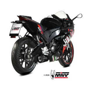 Mivv Full System 1x1 DELTA RACE BLACK APRILIA RS 125 / TUONO 125 2025-