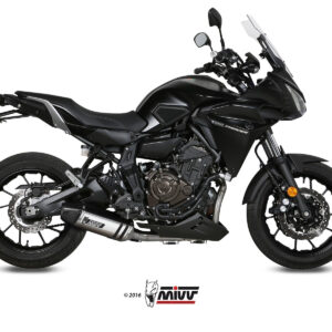 Mivv Full system 2x1 Speed edge Black Yamaha Tracer 700 / GT / Tracer 7 2016-24