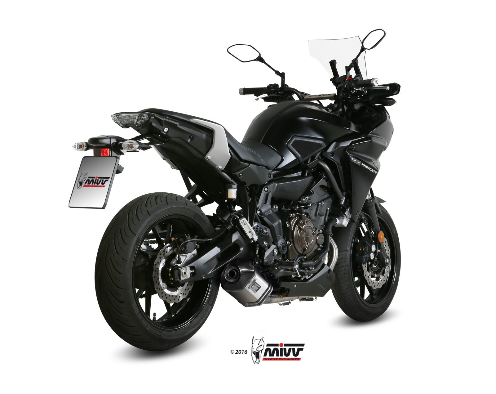 Mivv Full system 2x1 Speed edge Black Yamaha Tracer 700 / GT / Tracer 7 2016-24