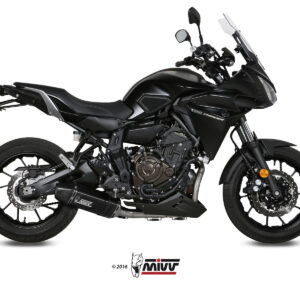 Mivv Full system 2x1 Oval Titan con tapa carbono Yamaha Tracer 700 / GT / Tracer 7 2016-25