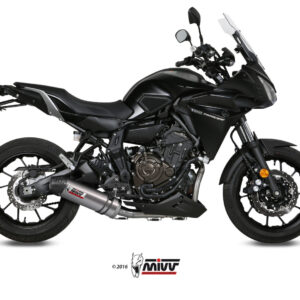 Mivv Full system 2x1 Oval Titan con tapa carbono Yamaha Tracer 700 / GT / Tracer 7 2016-25