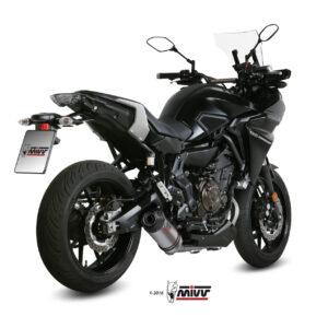 Mivv Full system 2x1 Oval Titan con tapa carbono Yamaha Tracer 700 / GT / Tracer 7 2016-25