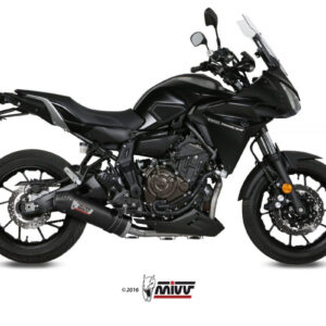 Mivv Full system 2x1 Oval carbono con tapa carbono Yamaha Tracer 700 / GT / Tracer 7 2016-25