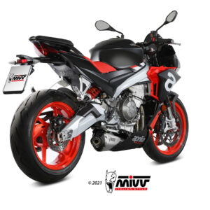 Mivv Full system 2x1 Delta Race St. Steel Aprilia RS 660 / Tuono 660 2020-24