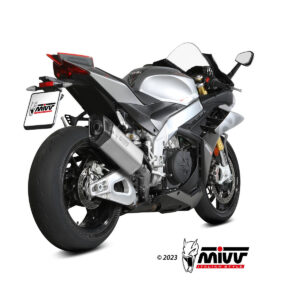 Mivv Slip-On SR-1 Titanium Aprilia RSV4 / Tuono V4 1100 2021-24