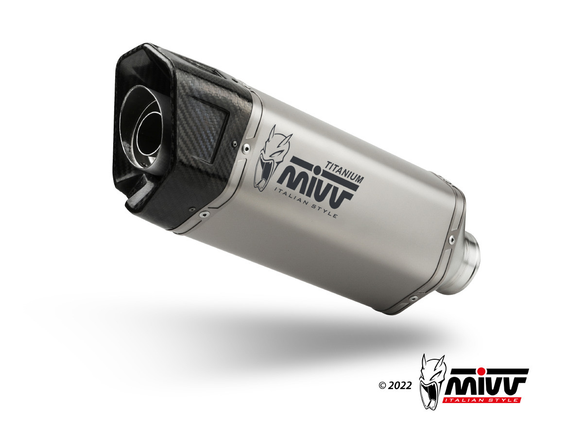Mivv Slip-On SR-1 Titanium Aprilia RSV4 / Tuono V4 1100 2021-24