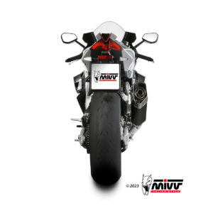 Mivv Slip-On SR-1 Black Titanium Aprilia RSV4 / Tuono V4 1100 2021-25