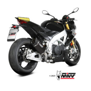 Mivv Slip-On SR-1 Black Titanium Aprilia RSV4 / Tuono V4 1100 2021-25