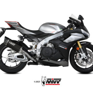 Mivv Slip-On SR-1 Black Titanium Aprilia RSV4 / Tuono V4 1100 2021-25