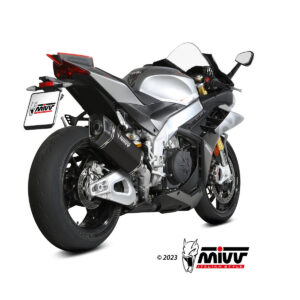 Mivv Slip-On SR-1 Black Titanium Aprilia RSV4 / Tuono V4 1100 2021-25