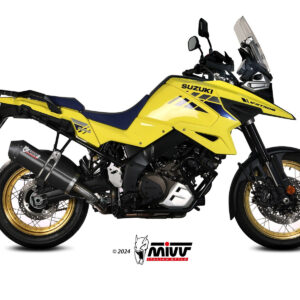Mivv Slip-On Oval Black Suzuki V-Strom 1000 2014-20 / V-Strom 1050 2020-25