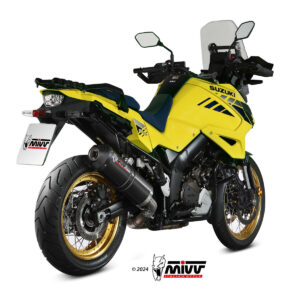 Mivv Slip-On Oval Black Suzuki V-Strom 1000 2014-20 / V-Strom 1050 2020-25