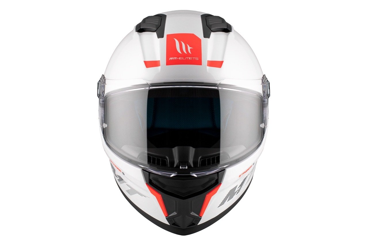 CASCO MT STINGER 2 SOLID A0 PERLA BRILLO