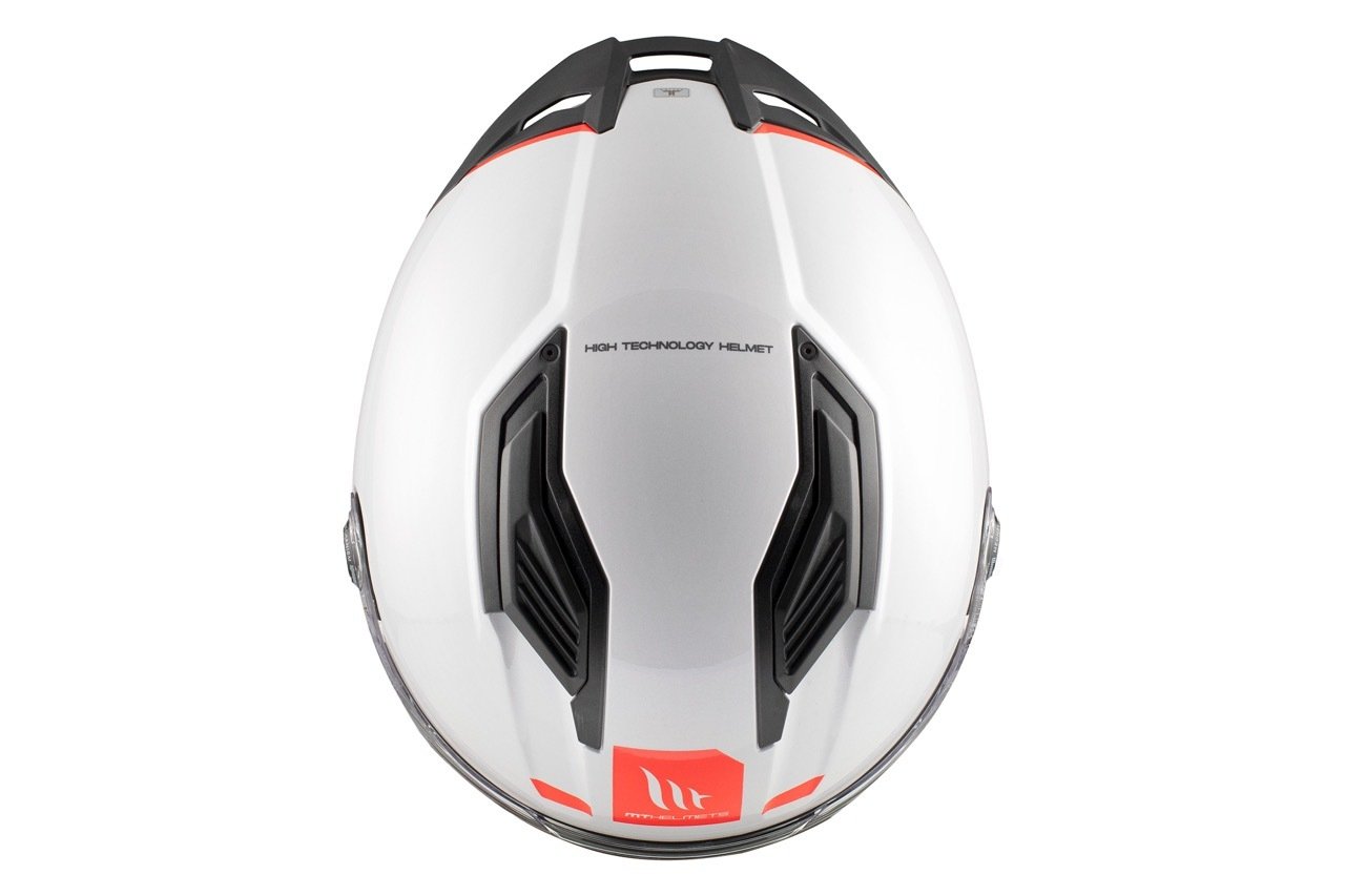 CASCO MT STINGER 2 SOLID A0 PERLA BRILLO