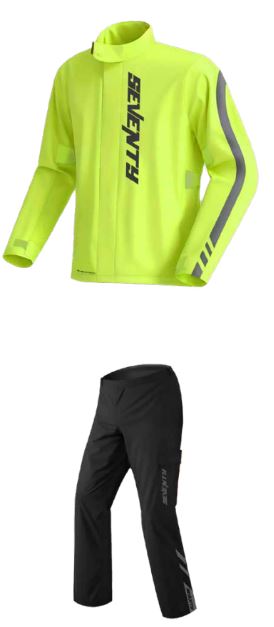 TRAJE IMPERMEABLE SD-S5 MONSOON AMARILLO FLUOR/NEGRO