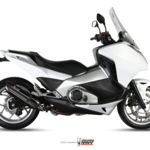 Mivv Slip-On Suono black con tapa carbono Honda Integra 700/750 / NC 700/750 S / X