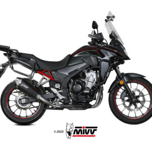 Mivv Slip-On Delta Race Black Honda CB 500 F/X 2021-25