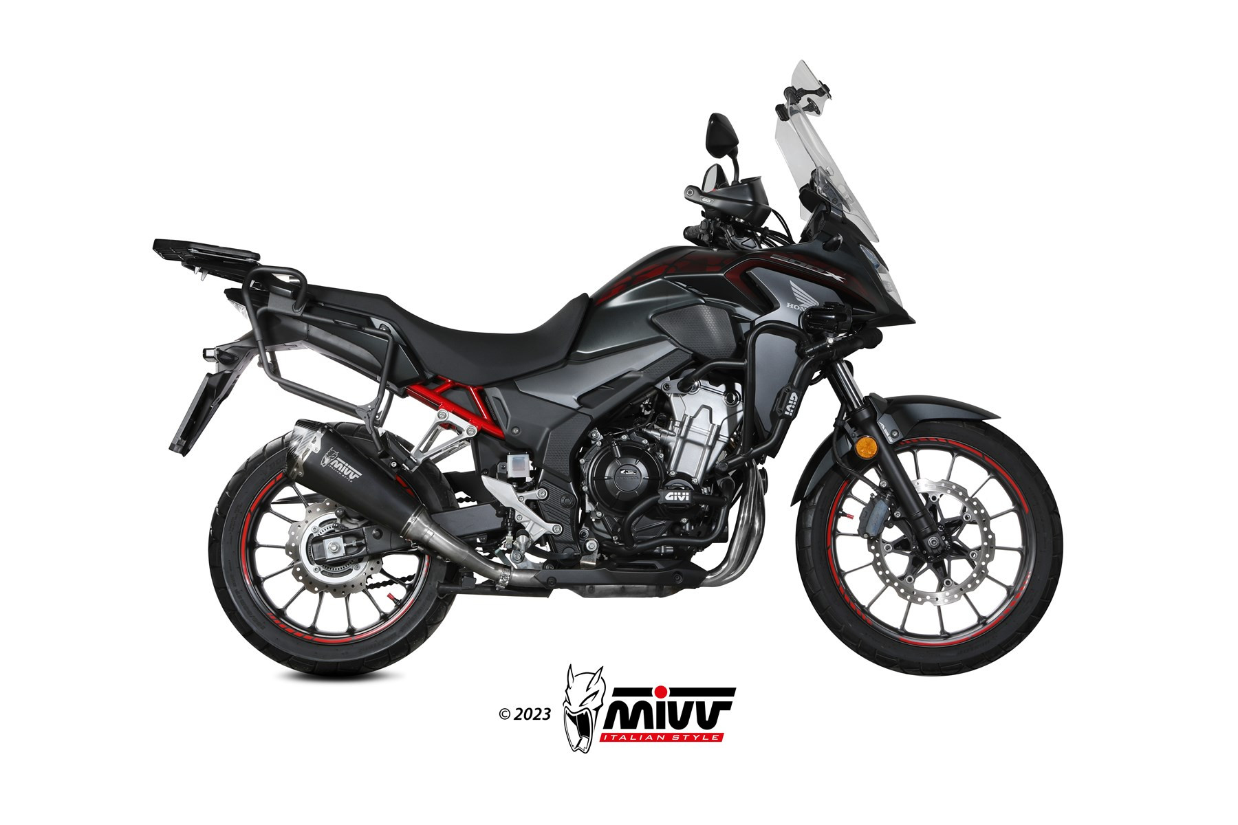 Mivv Slip-On X-M1 black Ducati Scrambler 800 Icon / Icon Dark 2021-22