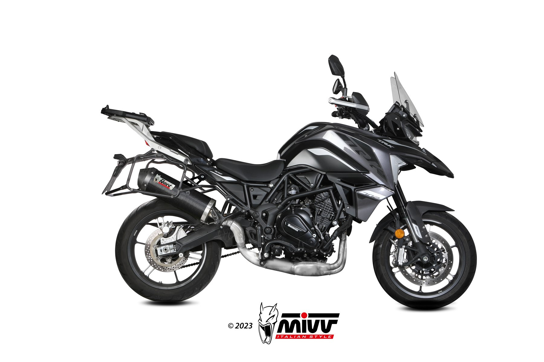 Mivv Slip-On Double Gun St. Steel Ducati Multistrada 950/S 2017-21 / Multistrada 1200 Enduro 2016-18