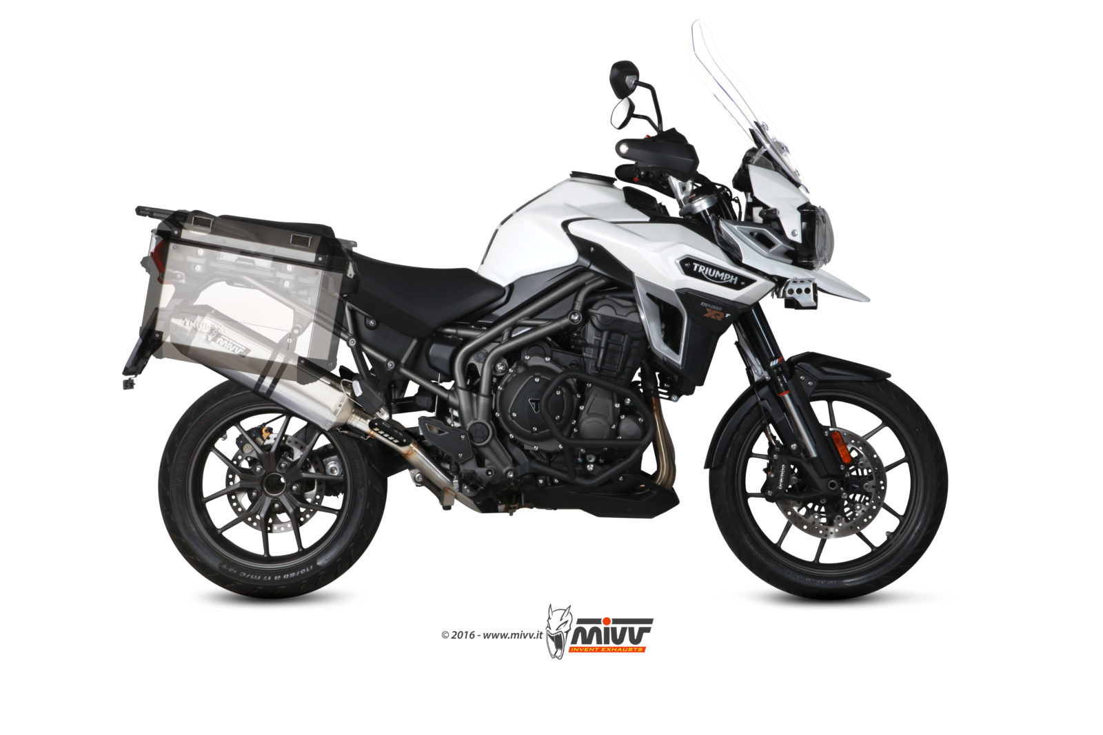 Mivv Slip-On Speed edge black Triumph Tiger 1200 XR / XRx / XRT / XCx / XCA 2016-20