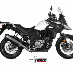 Mivv Full system 2x1 Speed edge Black Suzuki DL V-Strom 650 / XT 2017-25