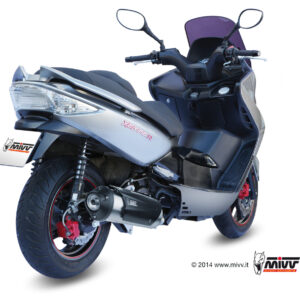 Mivv Full system 1x1 Urban St. Steel Kymco Xciting 250 2006-07 / Xciting 300 2007-14