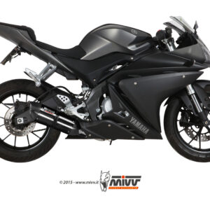 Mivv Full system 1x1 Suono black con tapa carbono Yamaha MT-125 2015-19 / YZF R125 2014-18