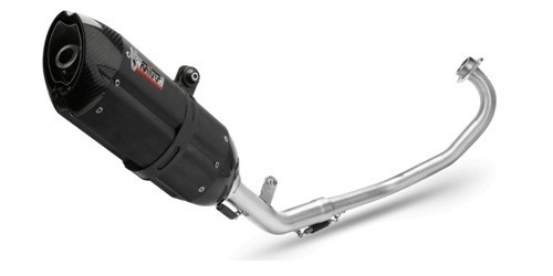 Mivv Full system 1x1 Suono black con tapa carbono Yamaha MT-125 2015-19 / YZF R125 2014-18