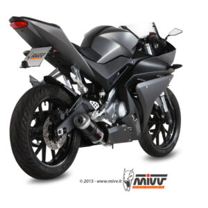 Mivv Full system 1x1 Suono black con tapa carbono Yamaha MT-125 2015-19 / YZF R125 2014-18