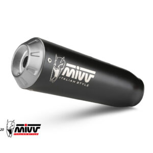 Mivv Full system 1x1 X-M1 Black Yamaha MT-125 2020-24/YZF R125 2019-24