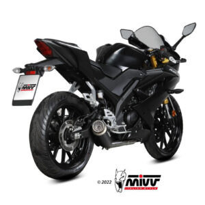 Mivv Full system 1x1 GP Pro Black Yamaha MT-125 2020-26 / YZF R125 2019-26