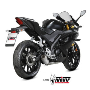 Mivv Full system 1x1 MK3 carbono Yamaha MT-125 2020-26 / YZF R125 2019-26