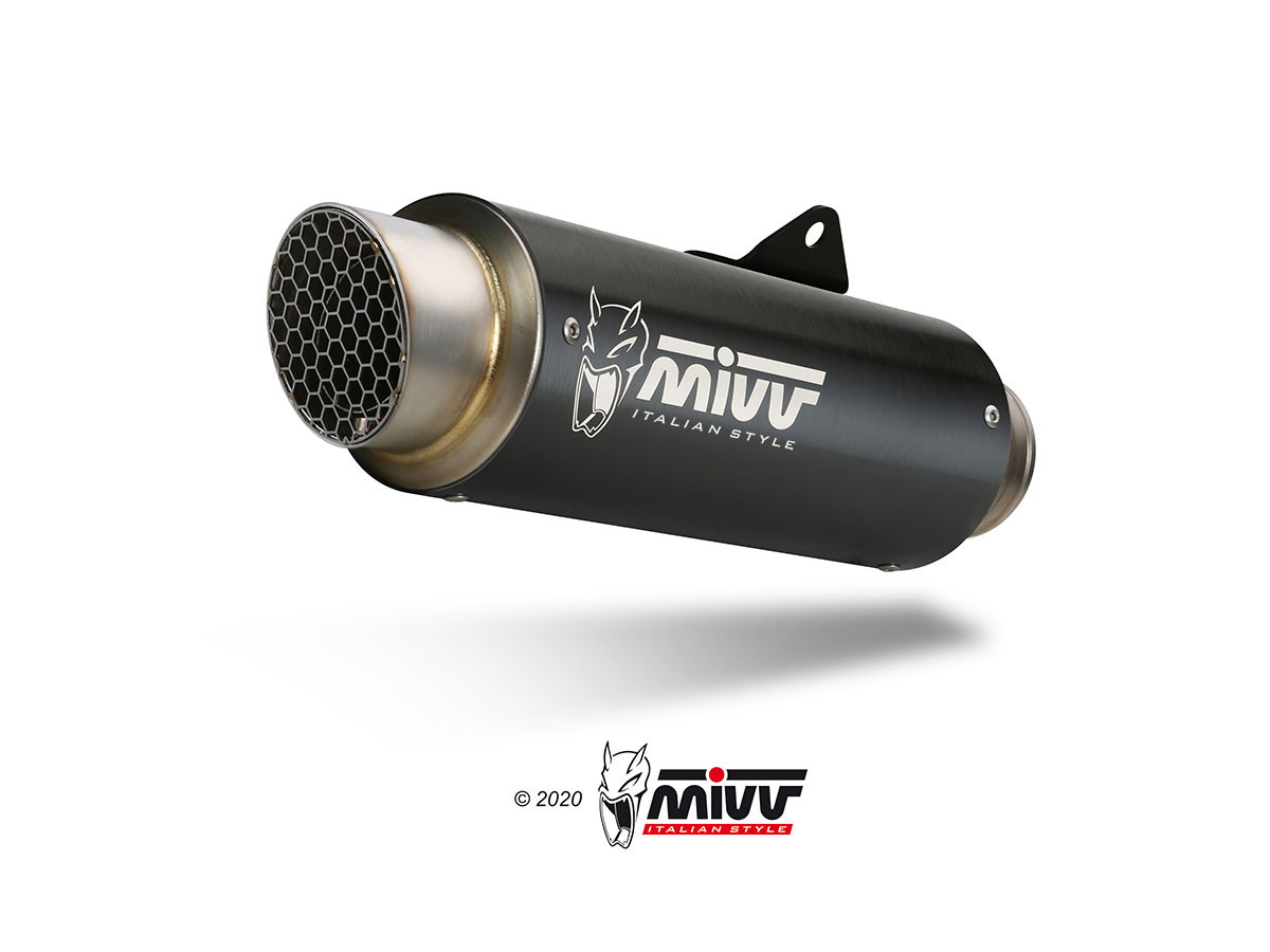 Mivv Full system 1x1 GP Pro Black Yamaha MT-125 2020-26 / YZF R125 2019-26