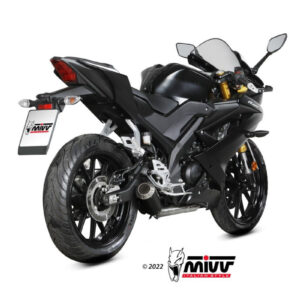 Mivv Full system 1x1 GP Pro Black Yamaha MT-125 2020-26 / YZF R125 2019-26
