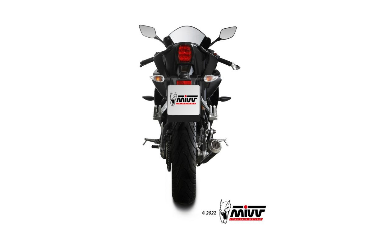 Mivv Full system 1x1 GP Pro Black Yamaha MT-125 2020-26 / YZF R125 2019-26
