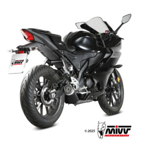 Mivv Full System 1x1 GPpro BLACK YAMAHA MT-125 / YZF R125 2025-