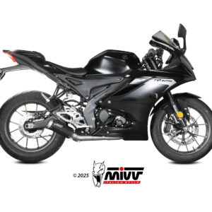 Mivv Full System 1x1 MK3 BLACK YAMAHA MT-125 / YZF R125 2025-