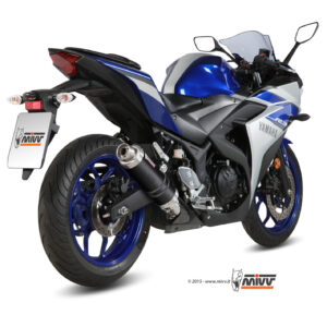 Mivv Slip-On GP carbon Yamaha YZF R25 / YZF R3 2015-24