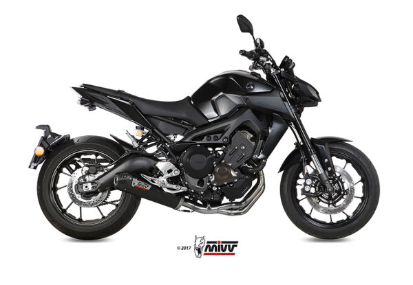 Escape Mivv Full system 3x1 Oval carbono con tapa carbono Yamaha MT-09 / FZ-09 2013-20