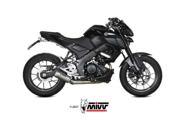 Escape Mivv Full system 1x1 MK3 St. Steel Yamaha MT-125 2020-24/YZF R125 2019-23