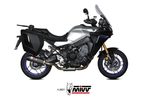 Escape Mivv Full system 3x1 Oval carbono con tapa carbono Yamaha Tracer 9 / GT 2021-23