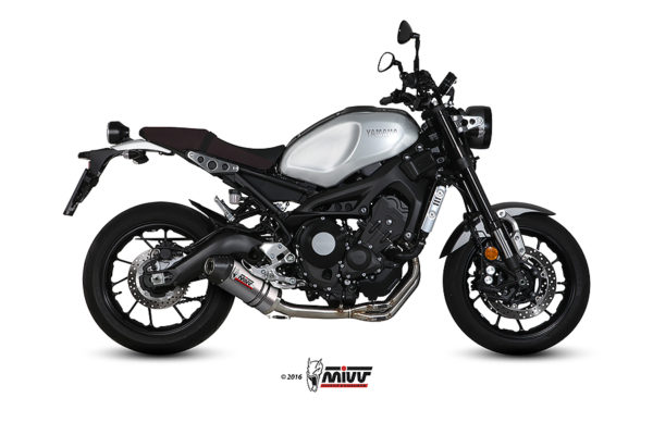 Escape Mivv Full system 3x1 Oval titan con tapa carbono Yamaha XSR 900 2016-22