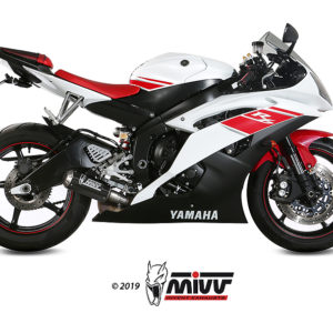 Escape Mivv Slip-On Mk3 carbono Yamaha YZF 600 R6 2006-16