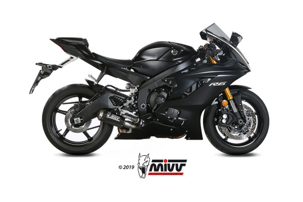 Escape Mivv Slip-On Mk3 carbono Yamaha YZF 600 R6 2017-23