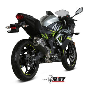 Mivv Slip-On Delta Race Black Kawasaki Ninja 125 / Z125 2019-24