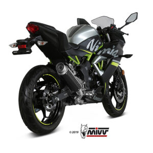 Mivv Slip-On GP Pro carbono Kawasaki Ninja 125 / Z125 2019-24