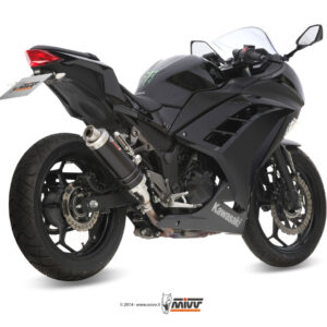 Mivv Slip-On GP black Kawasaki Ninja 300 2013-16 / Z300 2015-16