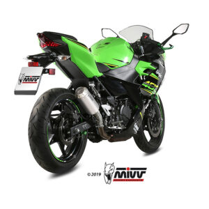Mivv Slip-On Mk3 St. Steel Kawasaki Ninja 400 2018-23 / Z400 2019-23